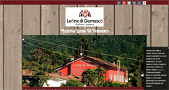 Desktop Screenshot of pizzerialeonedidamasco.com